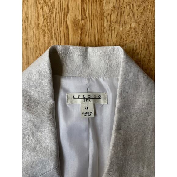 NWT Vintage Feminine Studio JPR Iridescent Pearl Blazer Size L - Picture 6 of 8